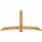 Ekena Millwork Bellingham Rough Sawn Timber Gable Bracket, Western Red Cedar, 84"W x 42"H x 2"D x 6"F, 12/12 Pitch GBW084X42X0206BEL00RWR - alternate 1